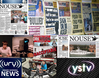 URY News Special - Student Media: York Hitting the Headlines Logo