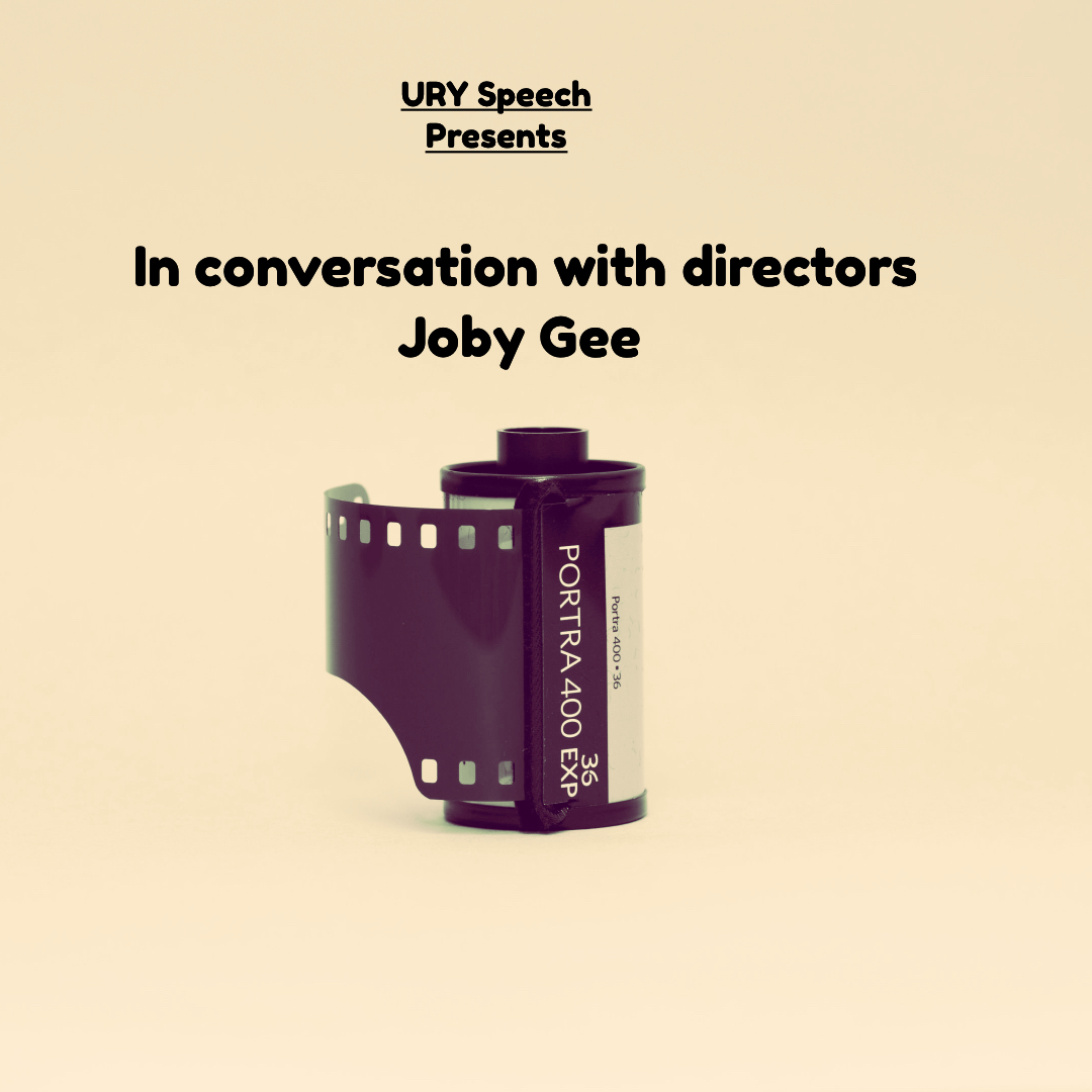 URY Speech Presents in conversation with Joby Gee Logo