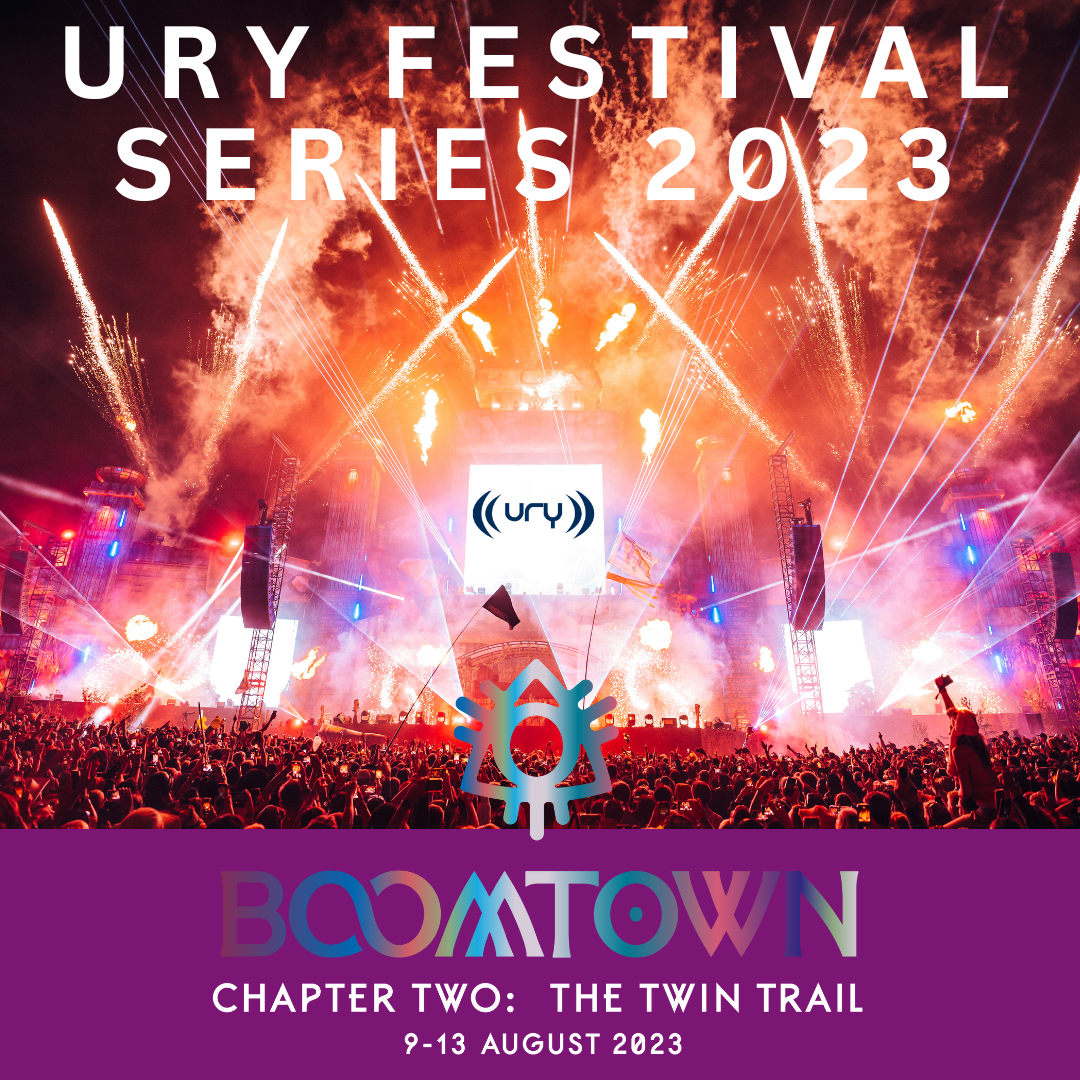 URY Festival Series 2023: Boomtown Logo