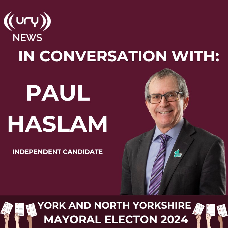 York and North Yorkshire Mayoral Election 2024 - Paul Haslam Logo