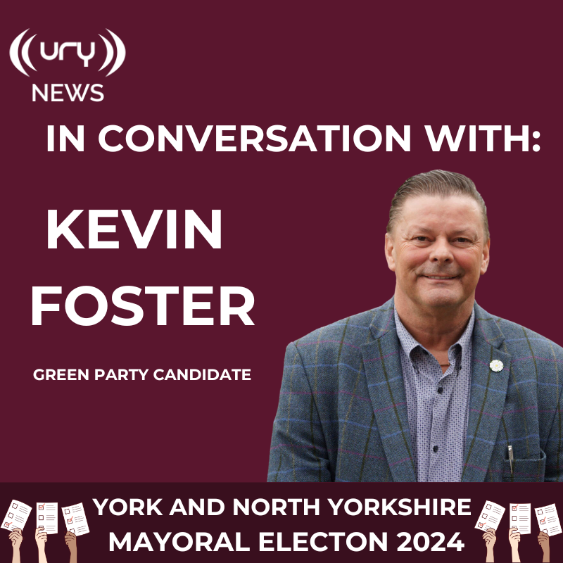 York and North Yorkshire Mayoral Election 2024 - Kevin Foster Logo
