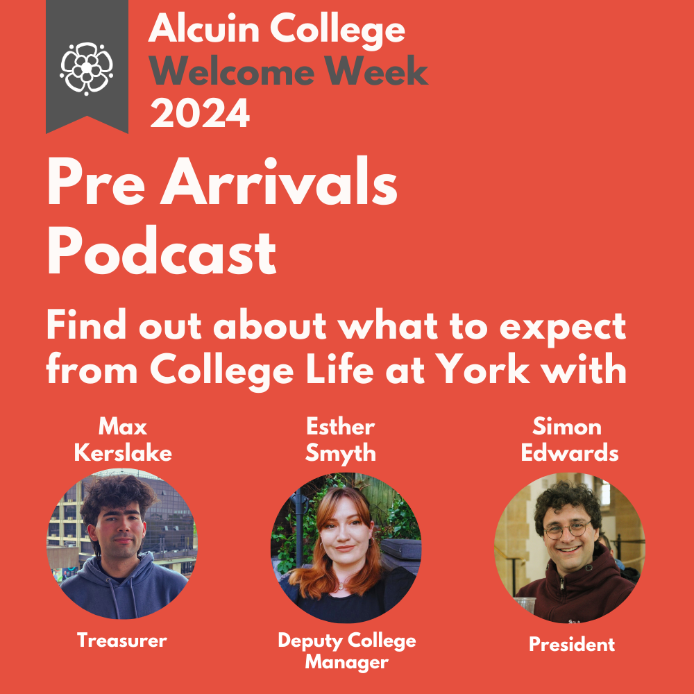 Alcuin College Pre-Arrivals Podcast Logo