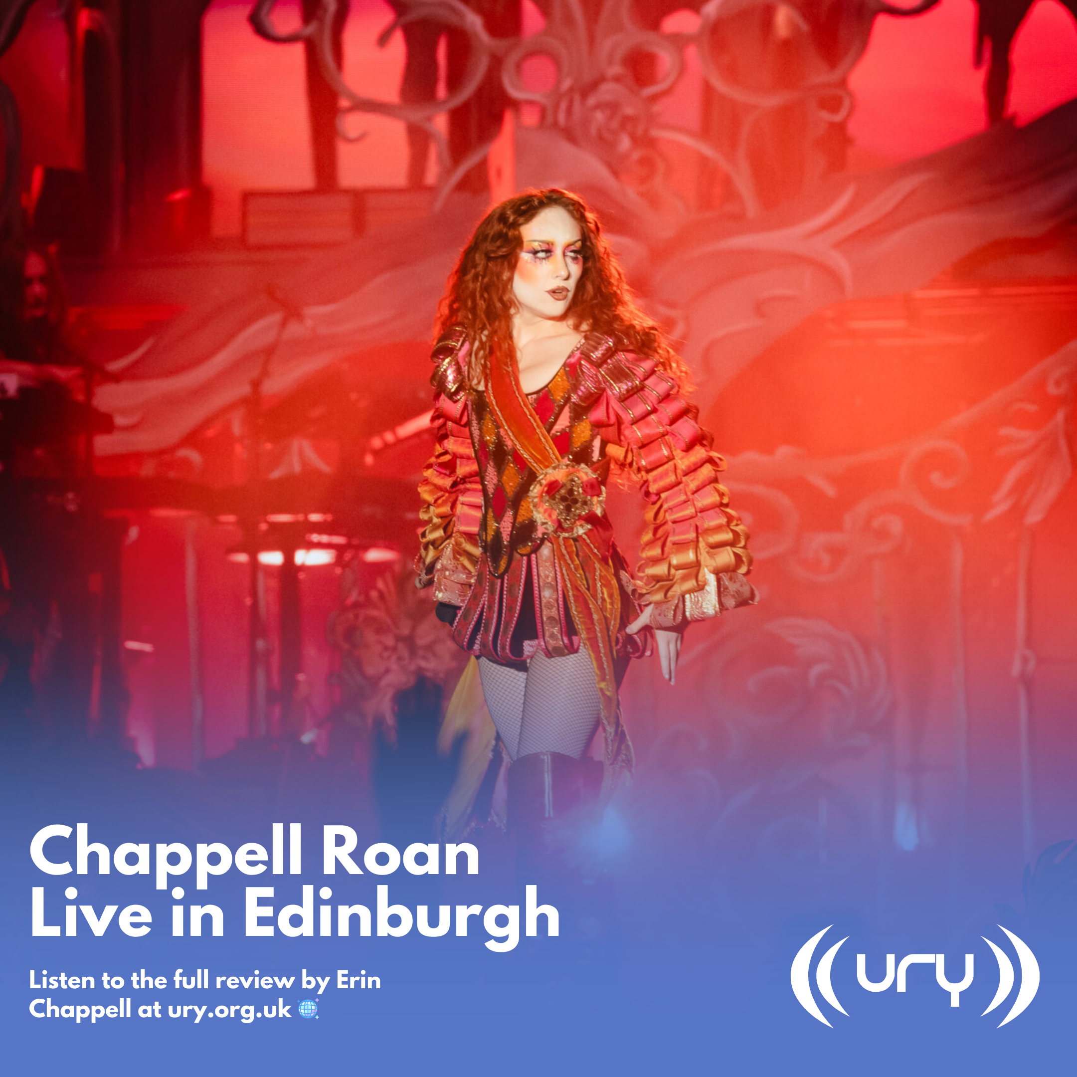 Chappell Roan Live in Edinburgh - A URY Review Logo