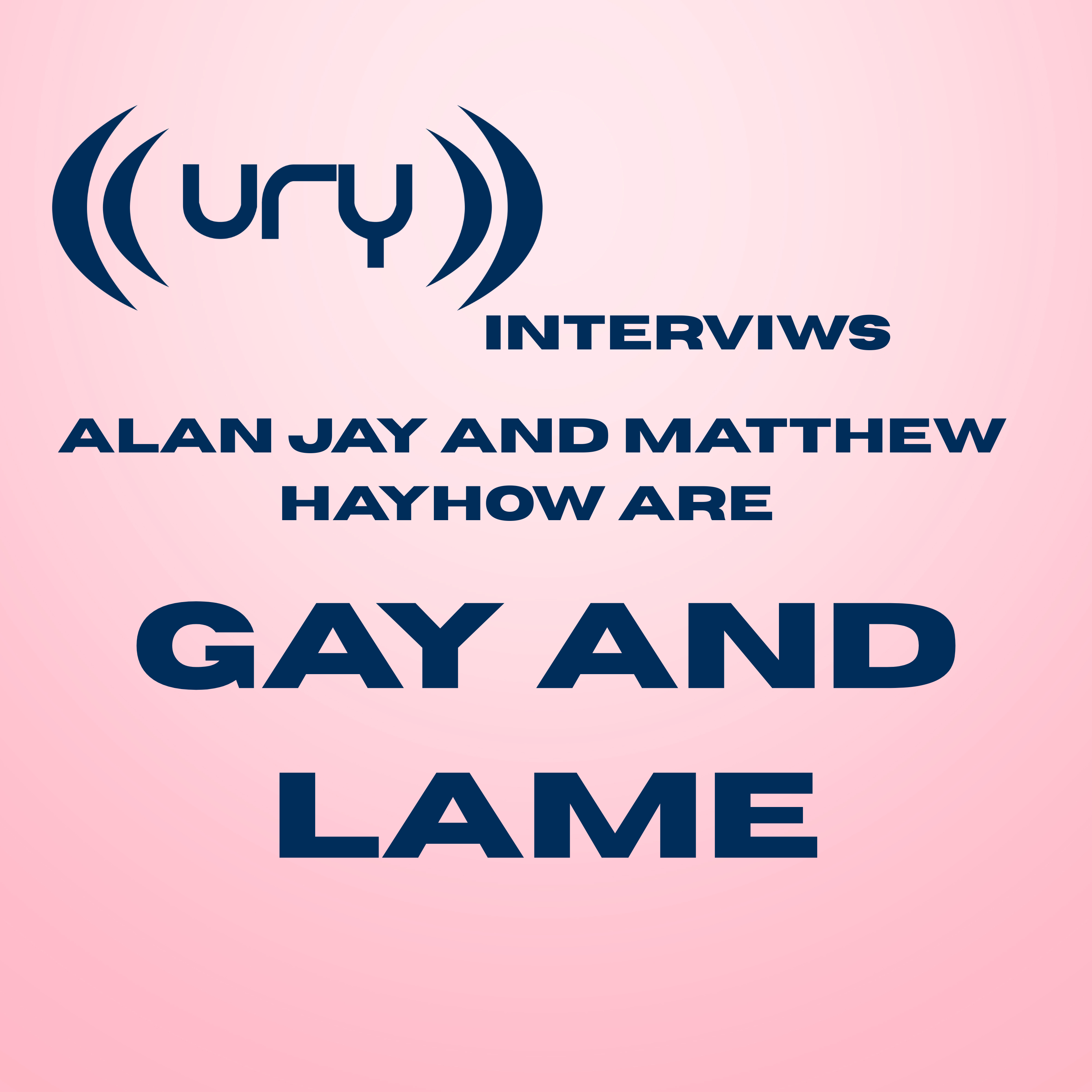 URY Interviews Alan Jay and Matthew Hayhow Logo