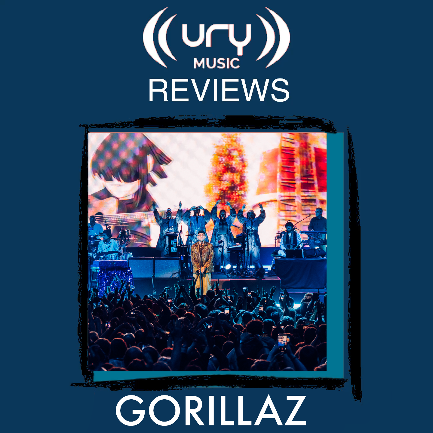 Gorillaz Review: Warm-up show at Bradford Live Logo