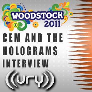 Woodstock 2011 - Cem And The Holograms Interview Logo