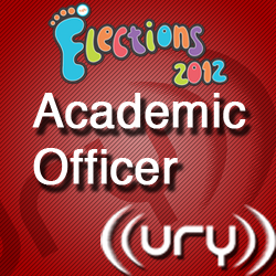 Elections 2012:  Osborn wins Academic Officer Logo
