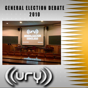 URY General Election Debate 2010 Logo