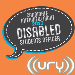 Candidate Interview Night 2013: Disabled Student's Officer - Thomas Ron Logo