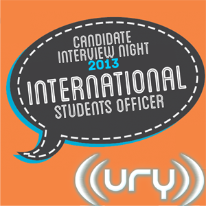 Candidate Interview Night 2013: International Students' Officer - Mike Anstey Logo