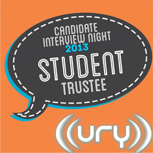 Candidate Interview Night 2013: Student Trustee - Chris Robert Logo