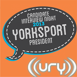 Candidate Interview Night 2013: York Sport President - James Ashrafi-Tari Logo