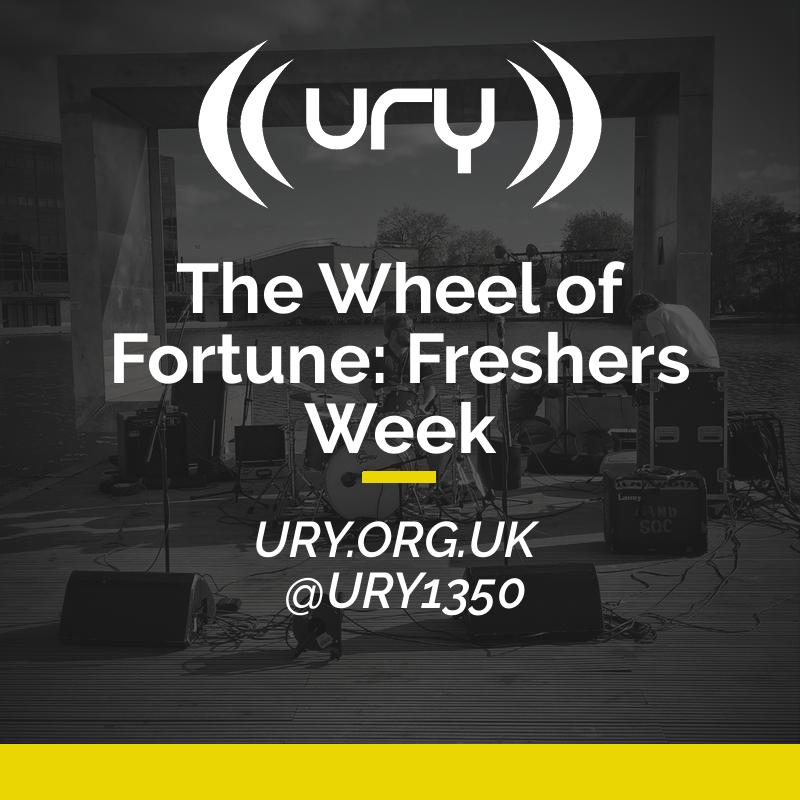 The Wheel of Fortune: Freshers Week logo.
