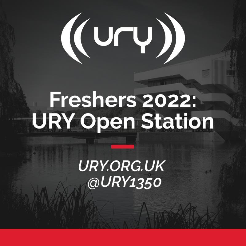 Freshers 2022: URY Open Station logo.