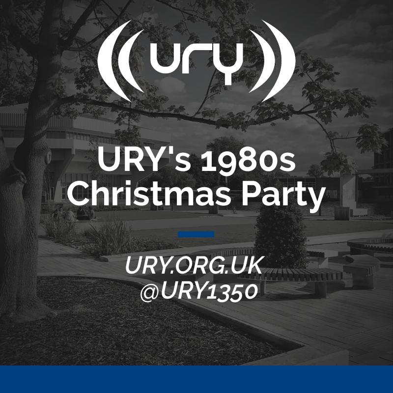URY's 1980s Christmas Party Logo