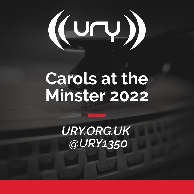 Carols in the Minster 2022 logo.