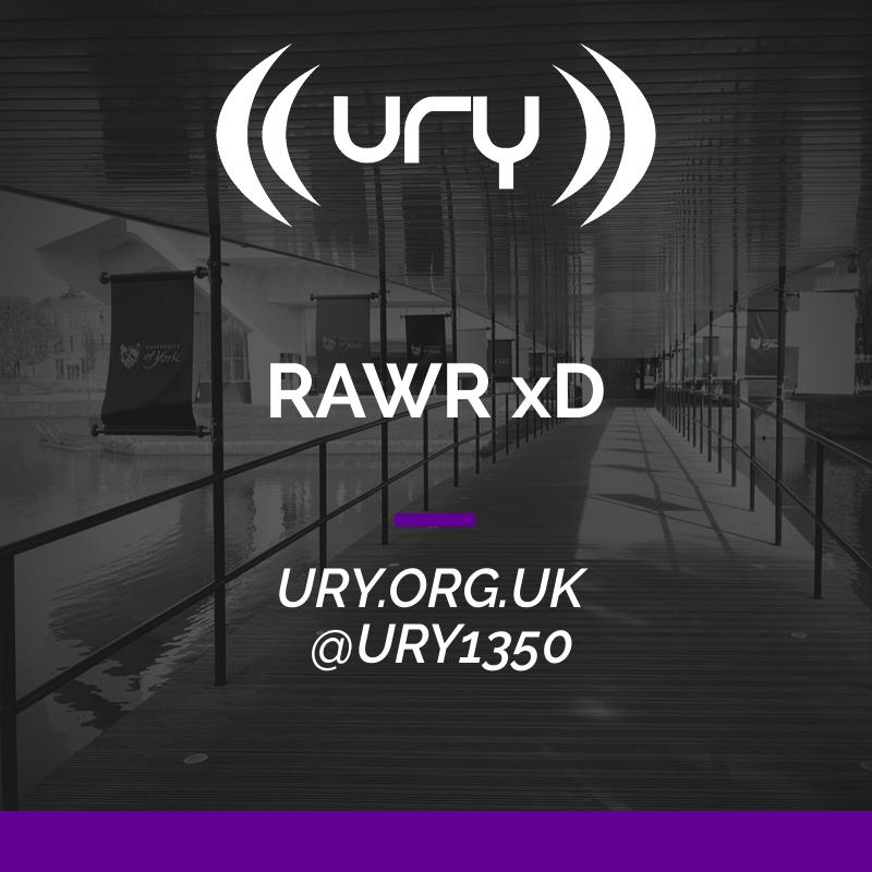 RAWR xD logo.