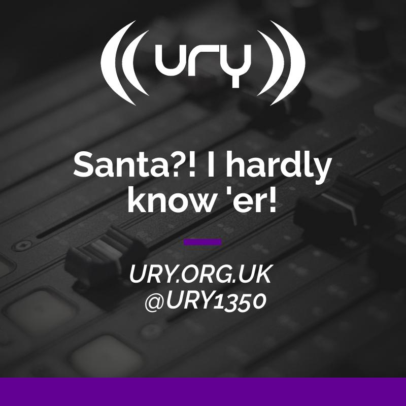 Santa?! I hardly know 'er! Logo