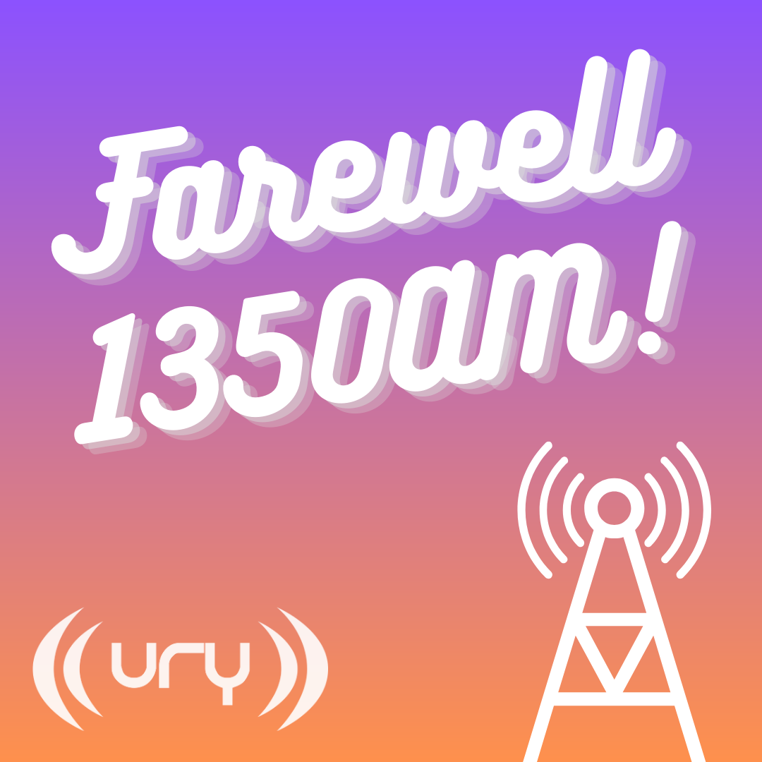 Farewell 1350AM logo.