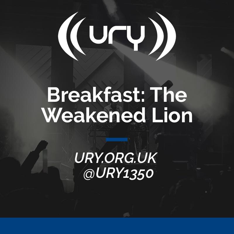 Breakfast: The Weakened Lion logo.