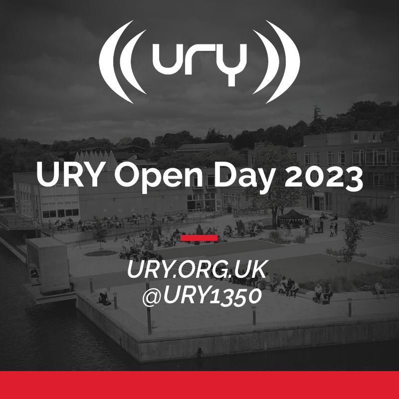 URY Open Day 2023 logo.
