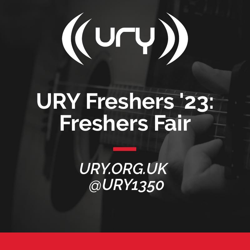 URY Freshers '23: Freshers Fair logo.