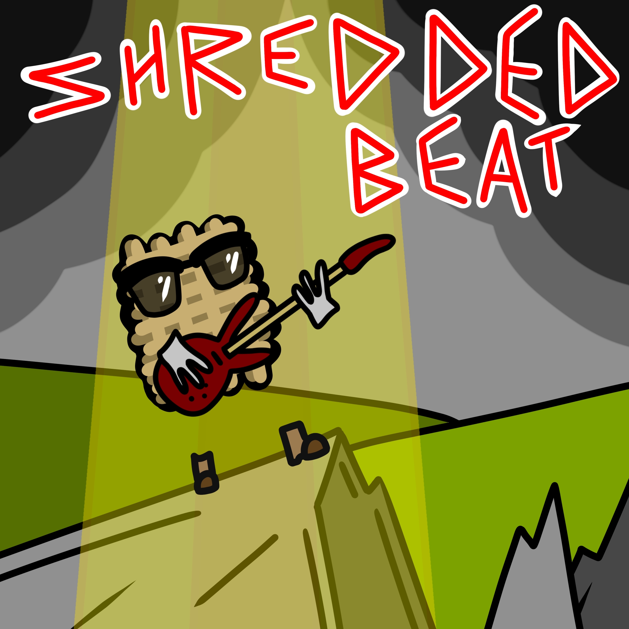 Shredded-Beat Breakfast Show! logo.
