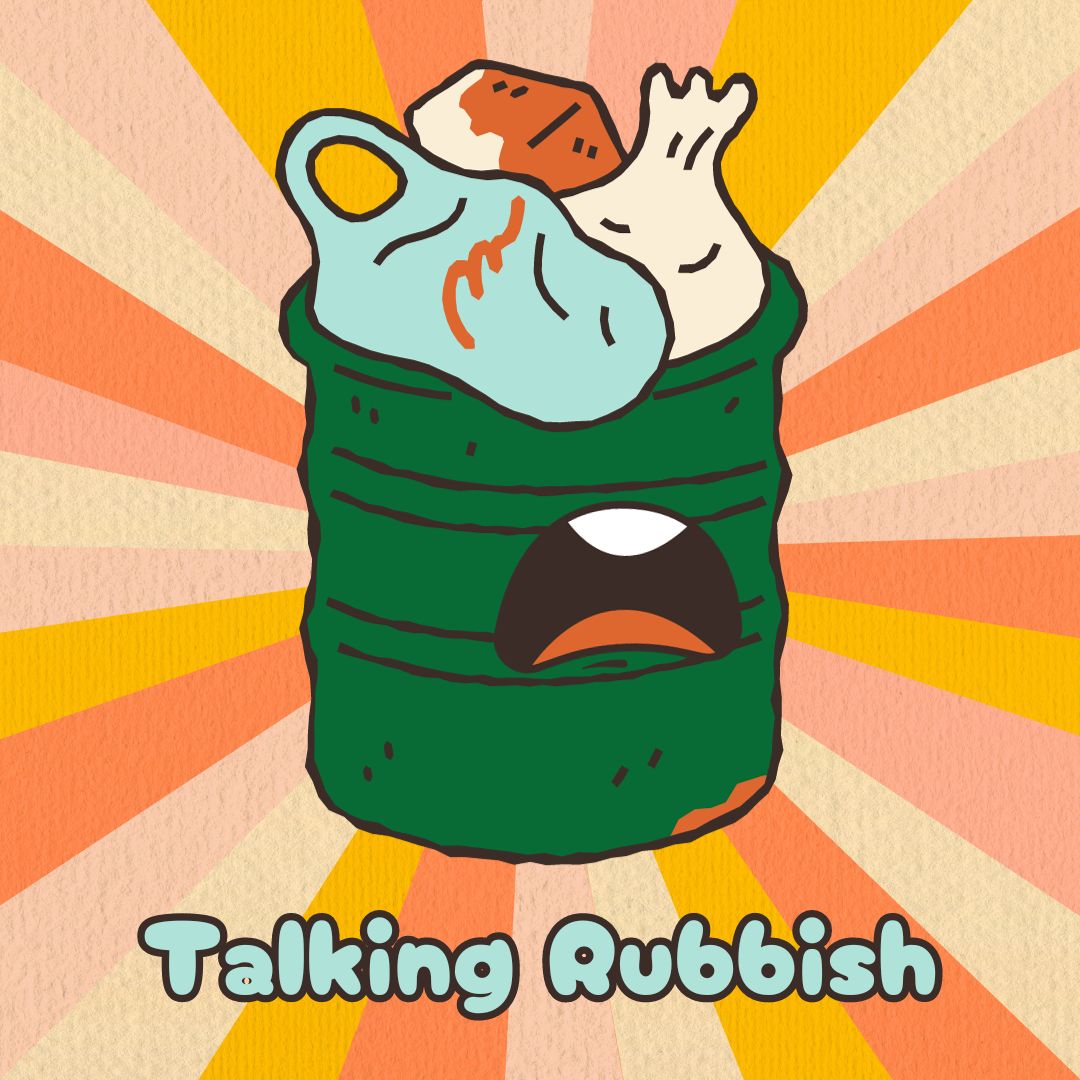talking rubbish Logo