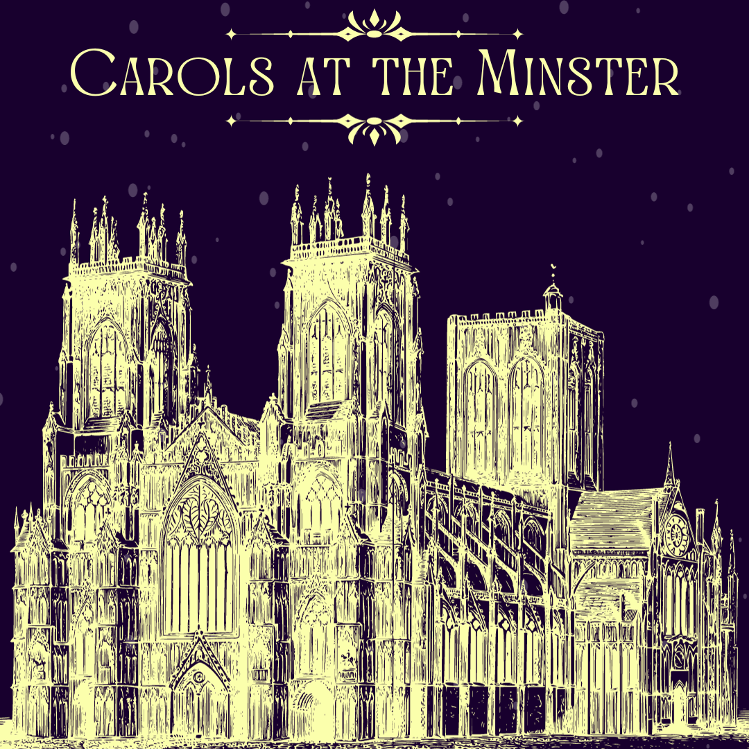 Carols at the Minster 2023 logo.