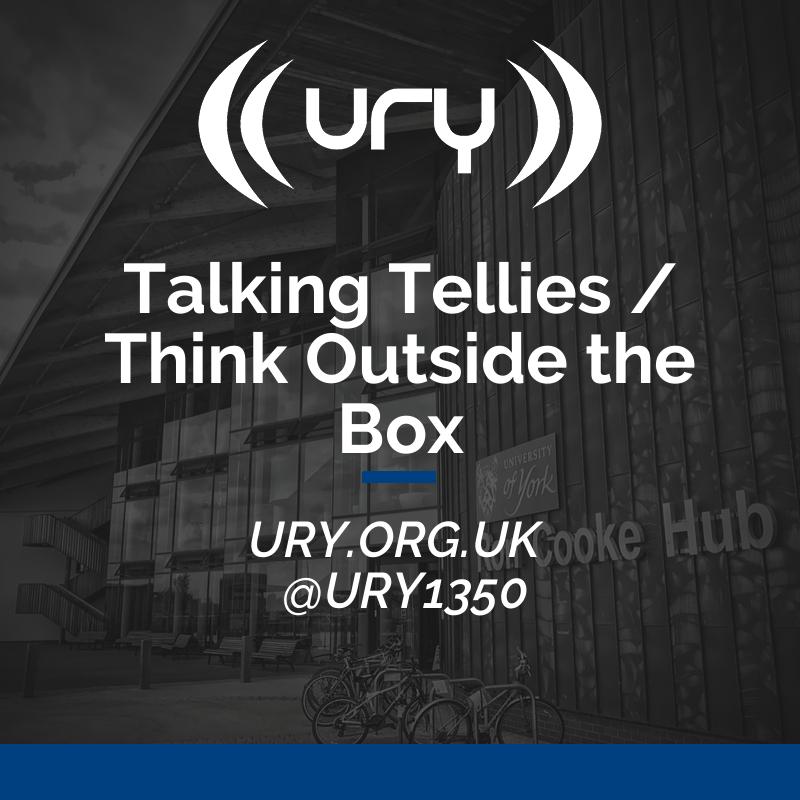 Talking Tellies / Think Outside the Box logo.
