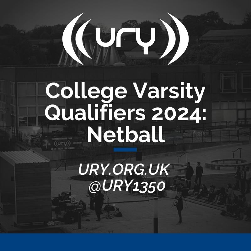College Varsity Qualifiers 2024: Netball logo.