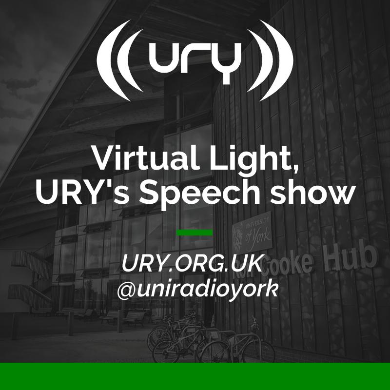 Virtual Light, URY's Speech show logo.