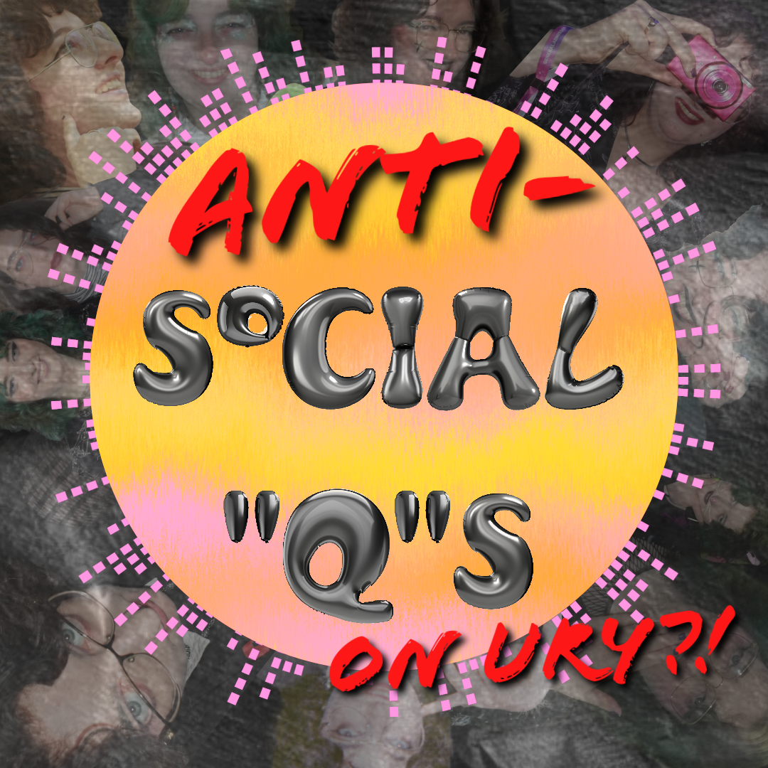Anti-Social "Q"s logo.