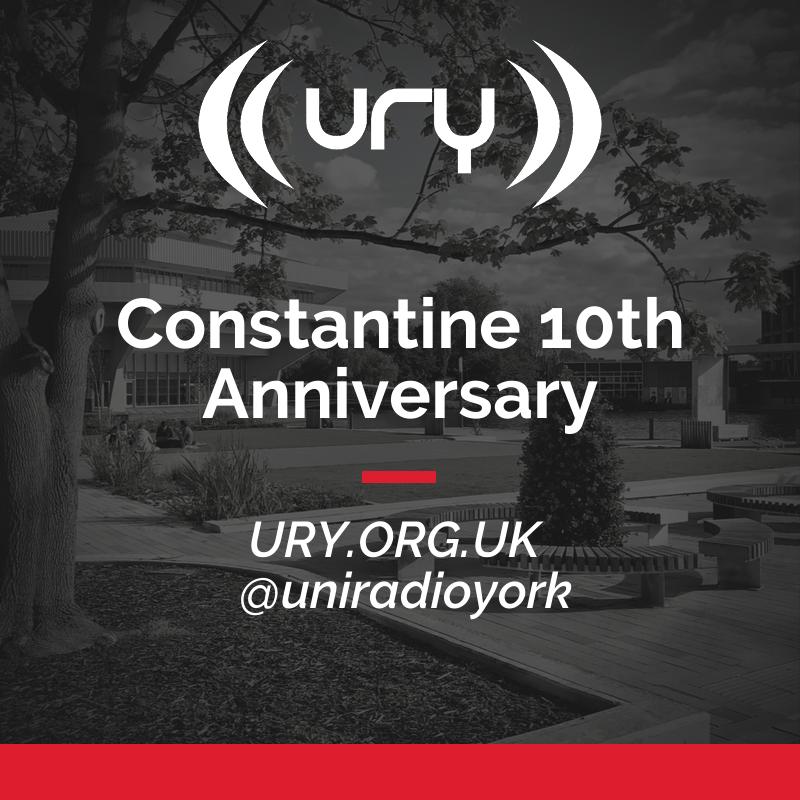 Constantine 10th Anniversary logo.