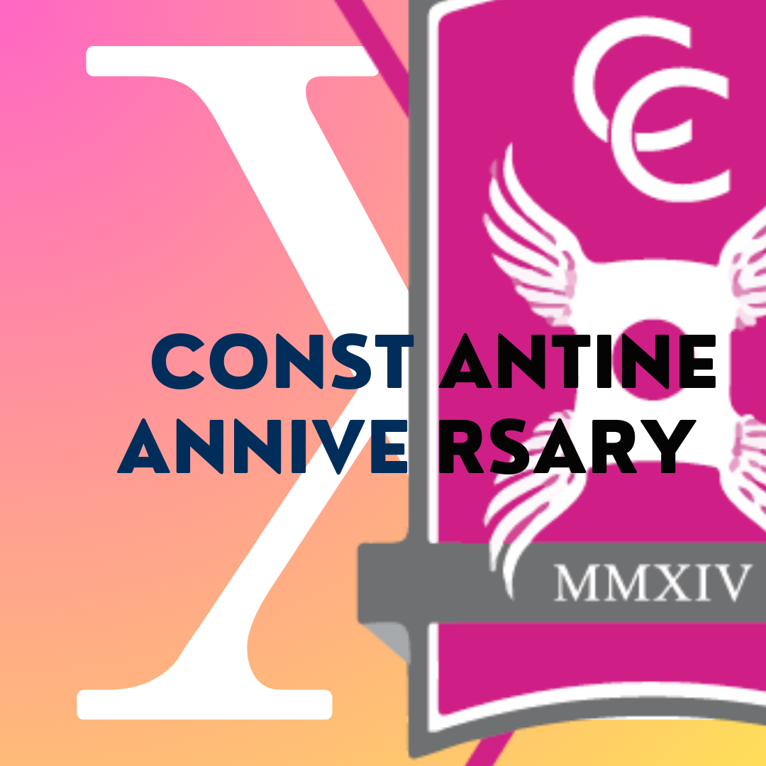 Constantine 10th Anniversary logo.