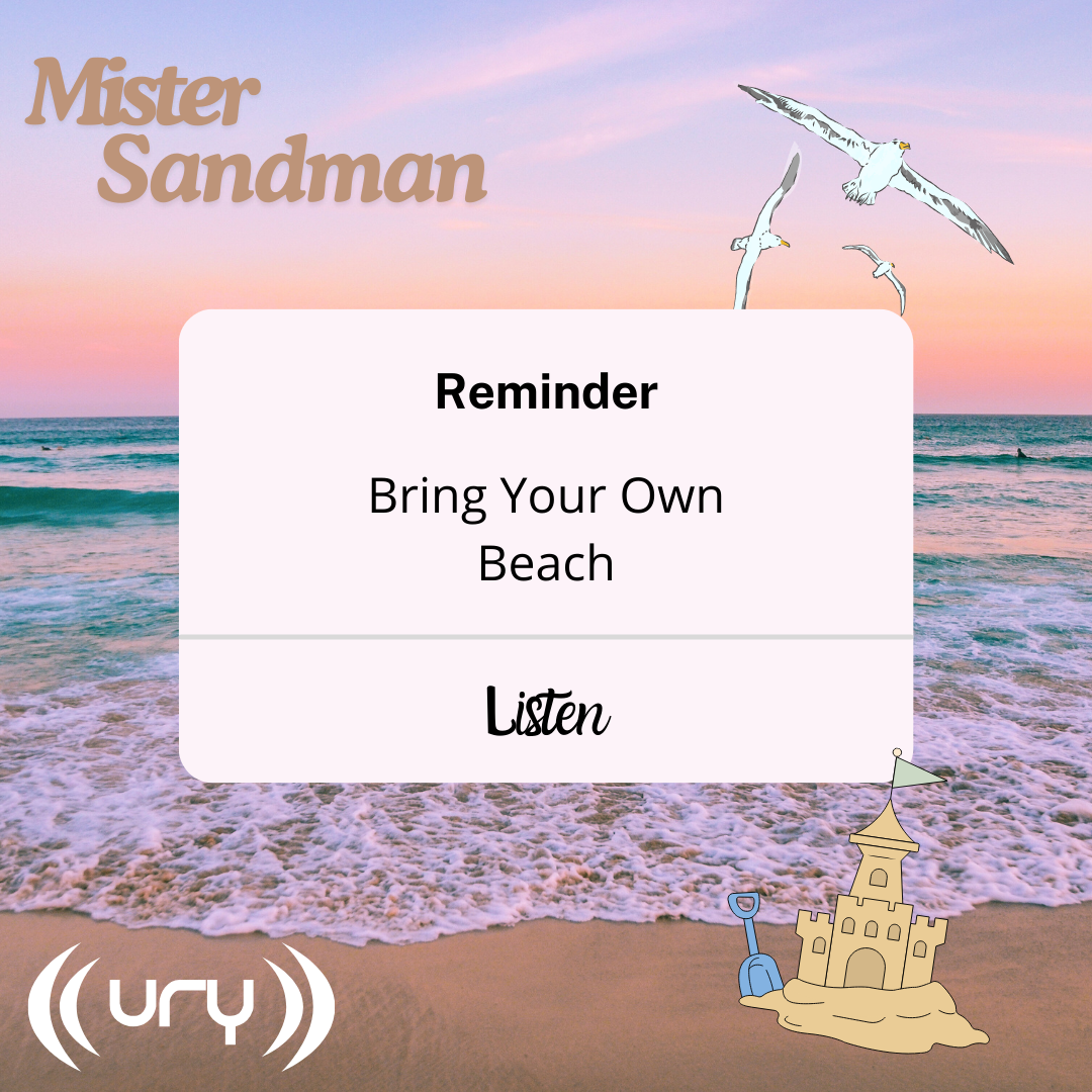 Bring Your Own Beach : Mister Sandman logo.
