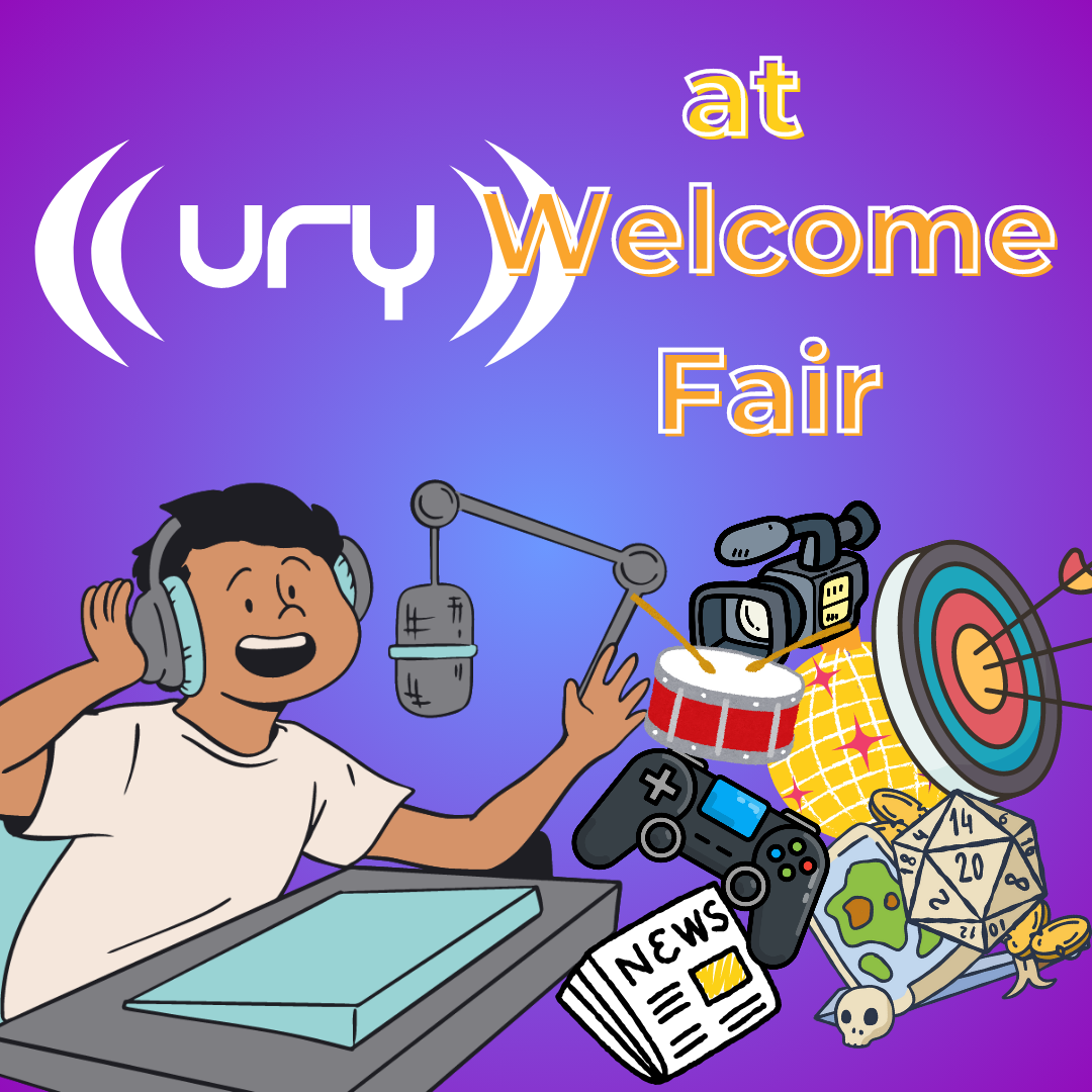 URY at Welcome Fair 2024 logo.