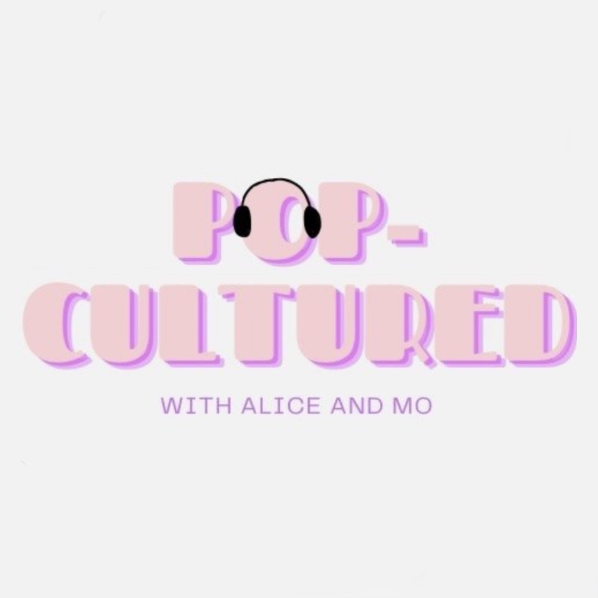 Pop-Cultured with Alice and Mo  logo.