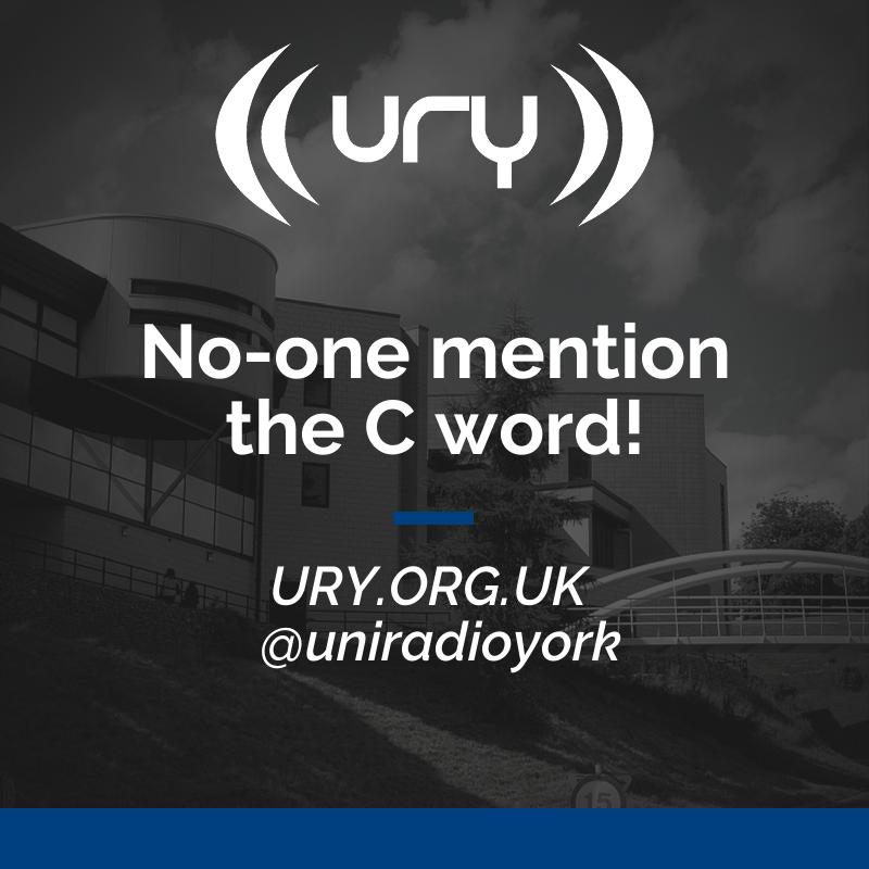 No-one mention the C word! logo.