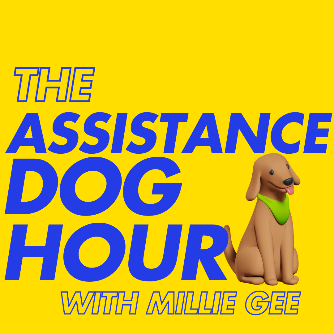 The Assistance Dog Hour with Millie Gee Logo