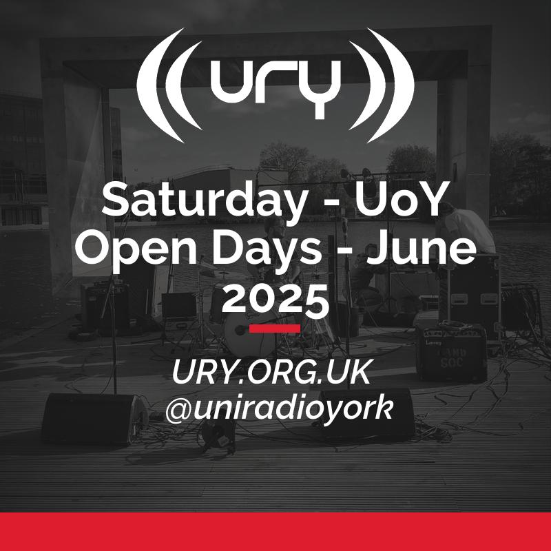 Saturday - UoY Open Days - June 2025 Logo