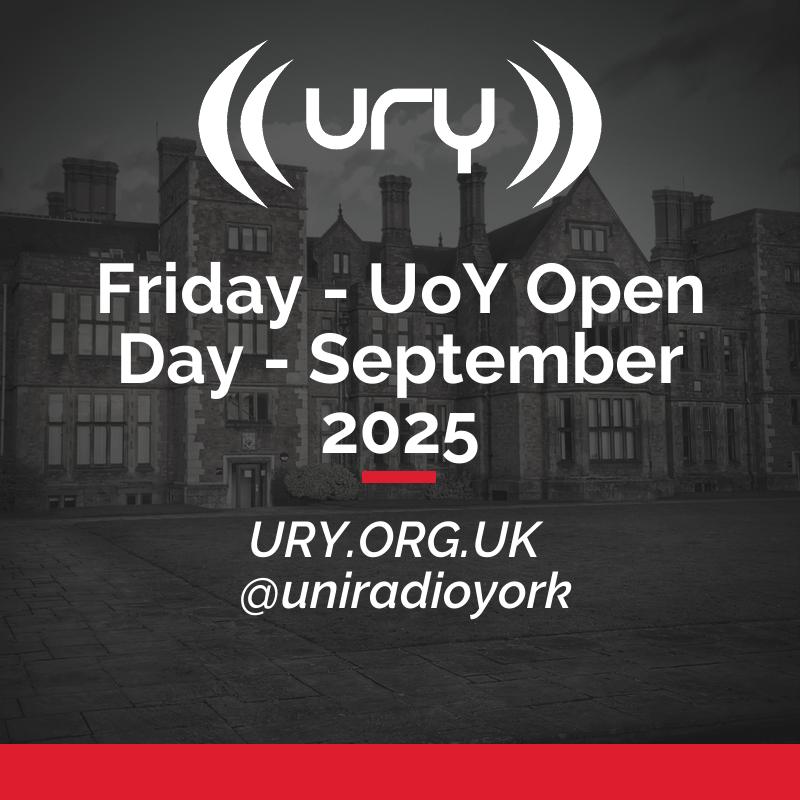 Friday - UoY Open Day - September 2025 Logo