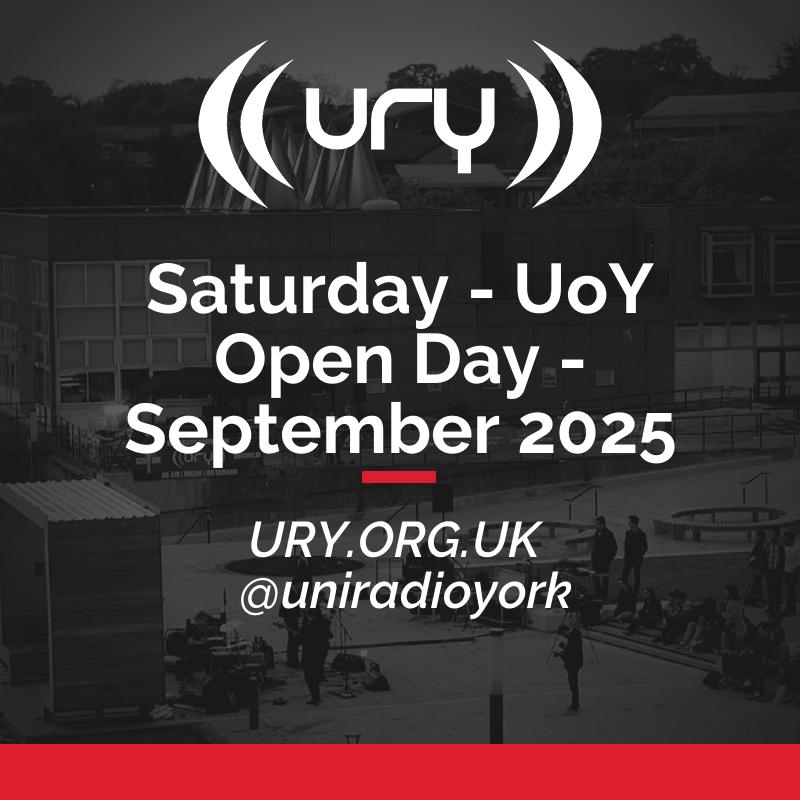 Saturday - UoY Open Day - September 2025 logo.