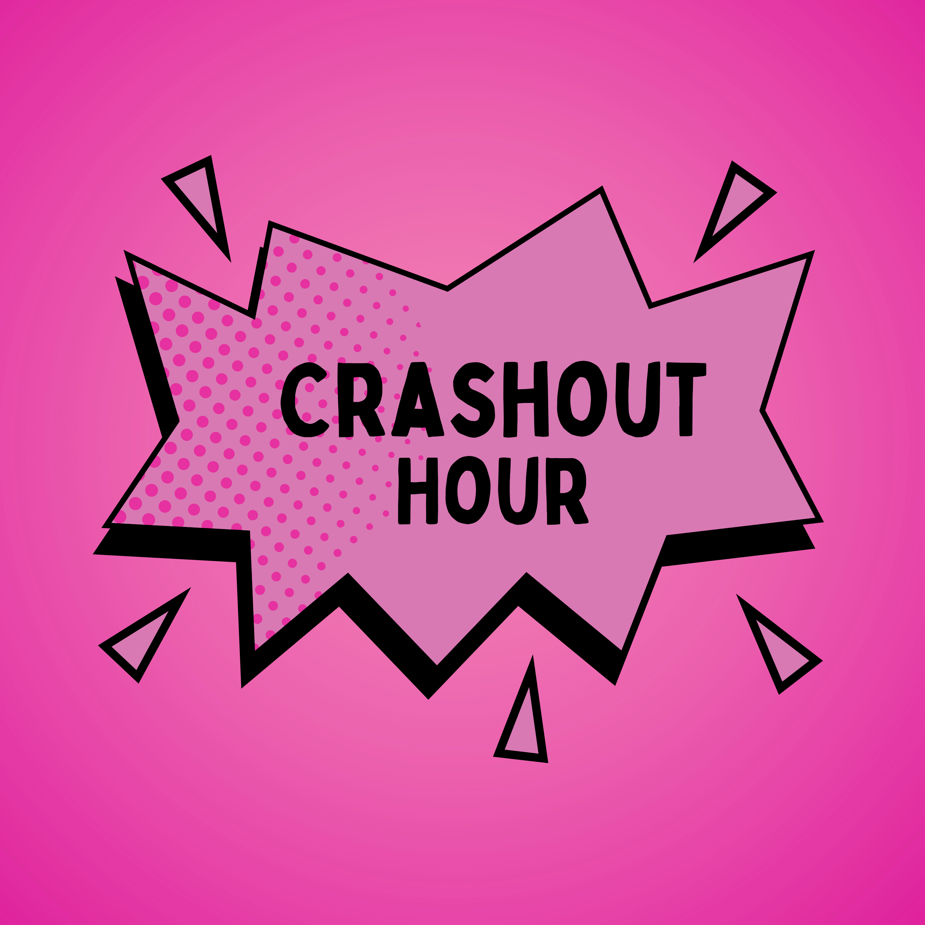 Crashout Hour logo.