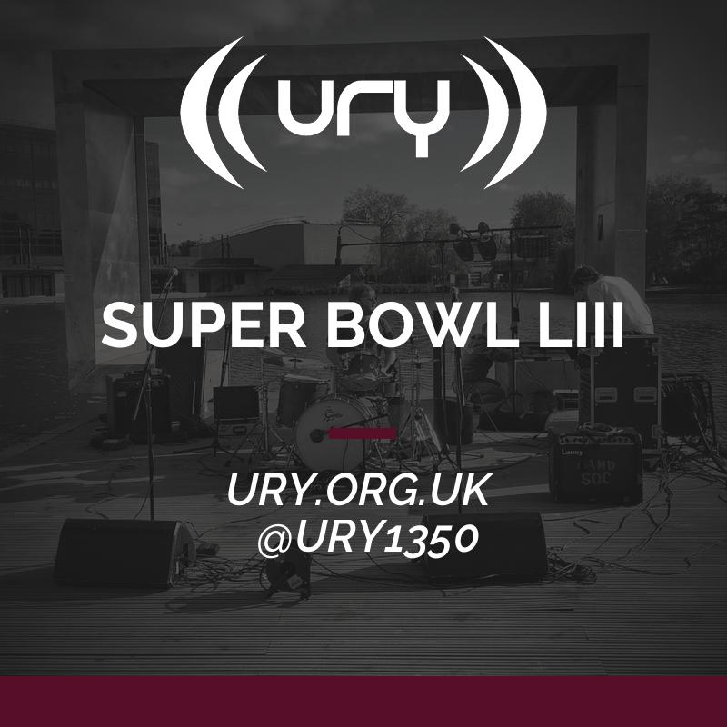 URY Sport: SUPER BOWL LIII logo.
