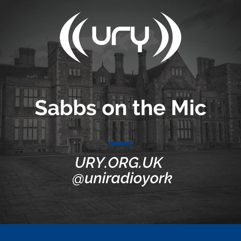 Sabbs on the Mic logo.