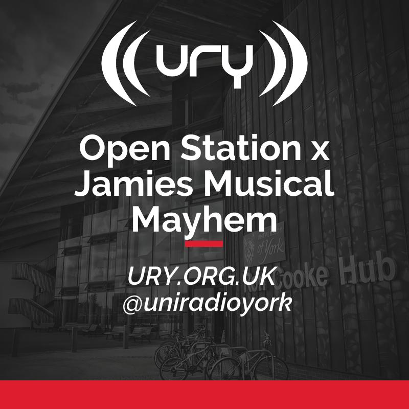 Open Station x Jamies Musical Mayhem Logo