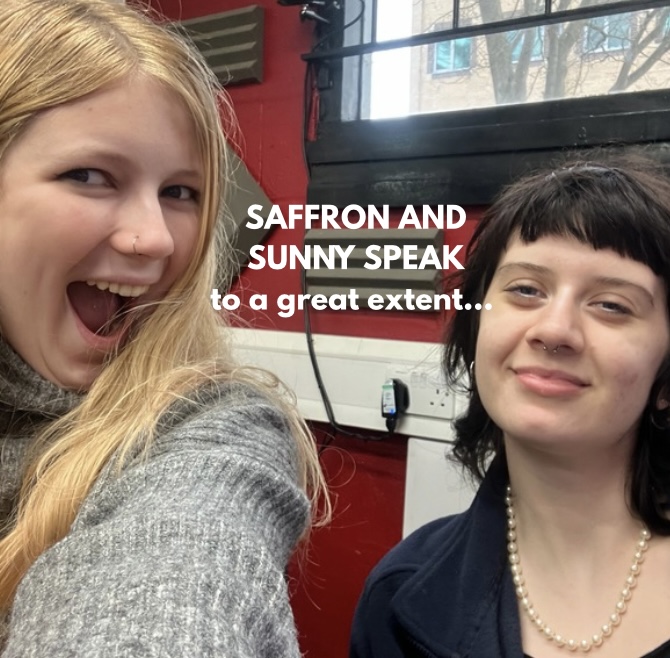 Saffron and Sunny speak to a great extent  Logo