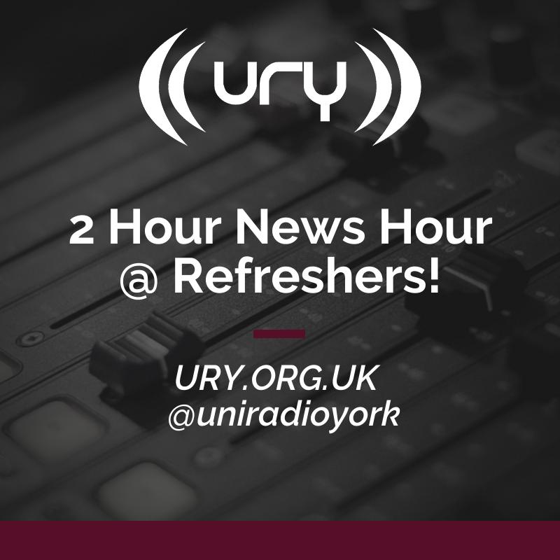2 Hour Newshour @ Refreshers! logo.