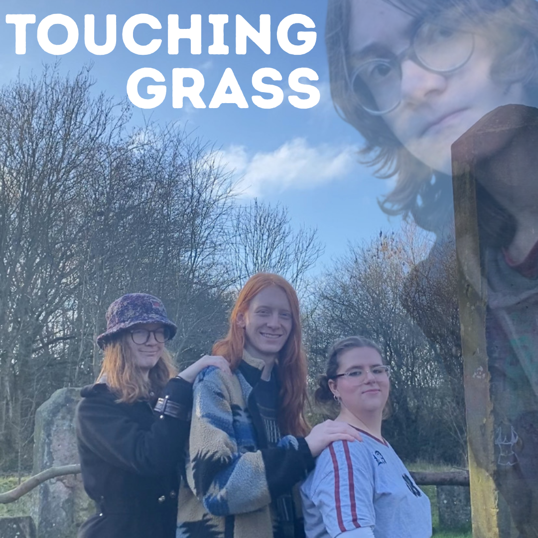 Touching Grass! logo.